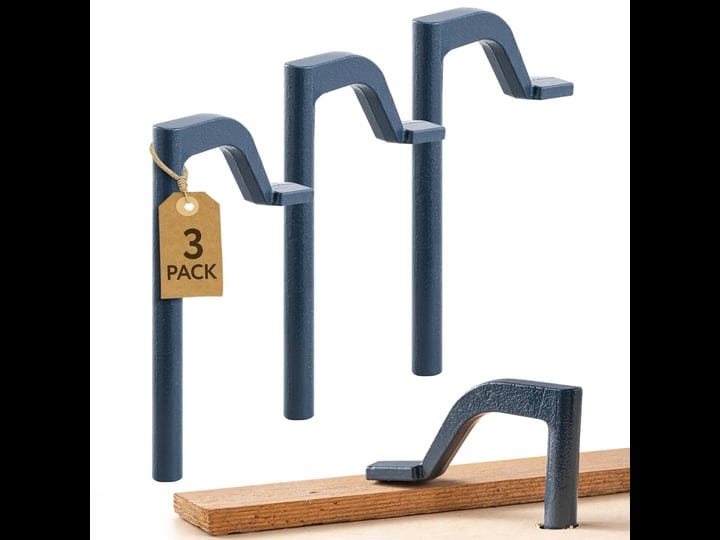 3-pack-hold-fast-bench-dog-hole-8-inch-wood-clamps-steel-clamps-for-woodworking-tools-with-3-5-reach-1