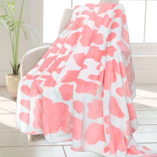 hseec-cute-strawberry-cow-print-blanket-soft-fleece-flannel-lightweight-pink-cow-blankets-cozy-warm--1
