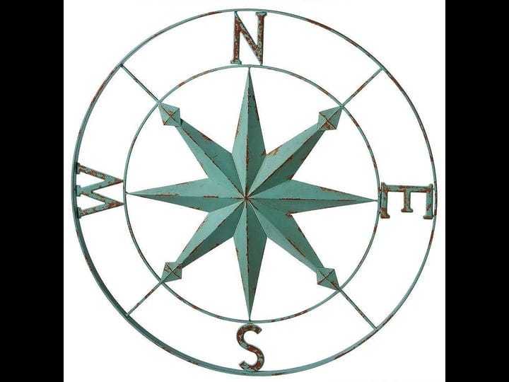 set-of-2-blue-antique-style-distressed-metal-compass-wall-decor-30-1