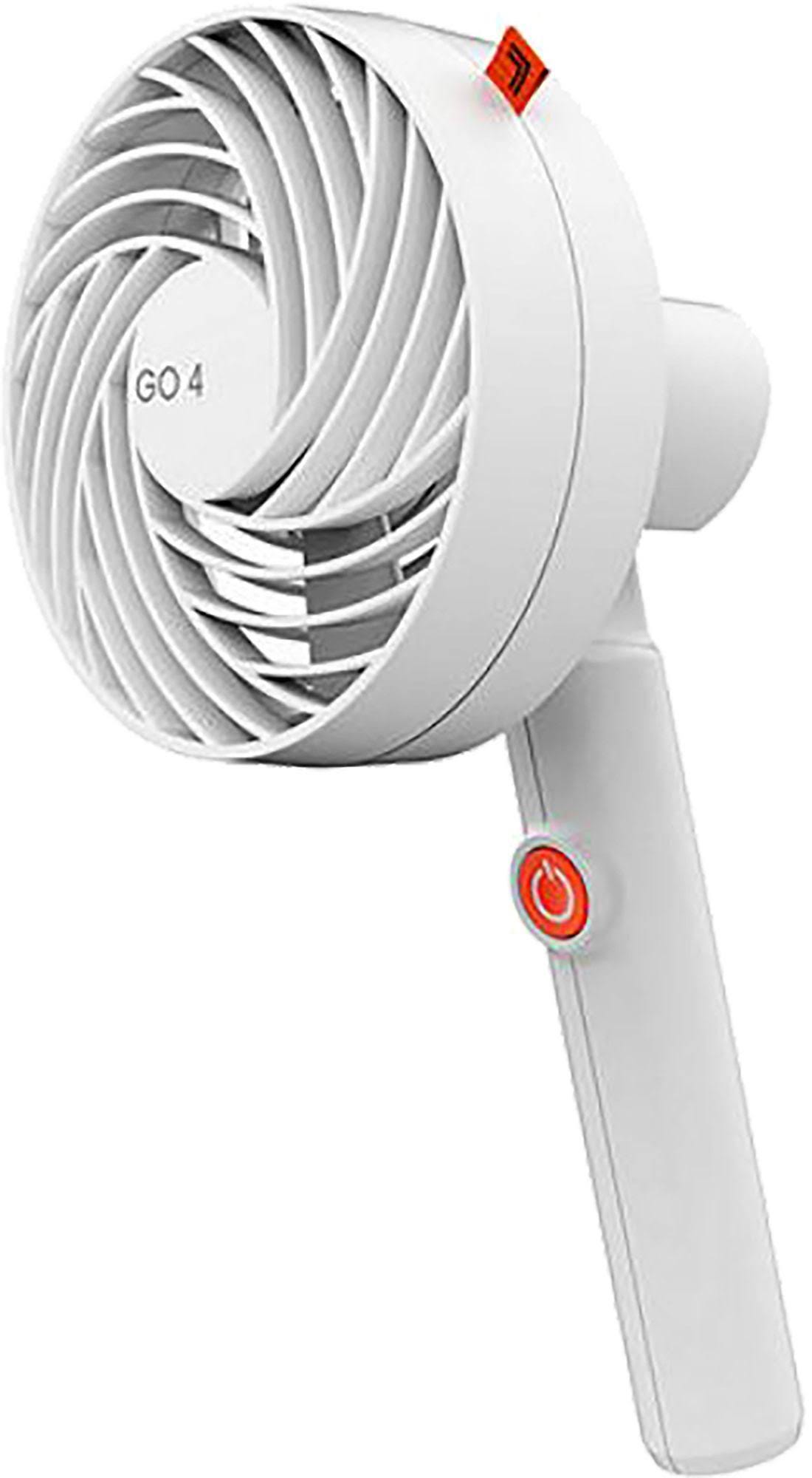 Sharper Image Go 4 Rechargeable Handheld Fan - Sleek White Design | Image