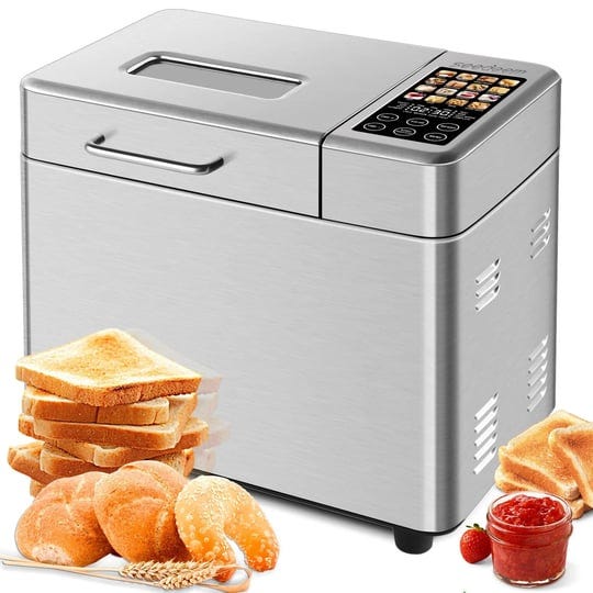 seedeem-16-in-1-bread-machine-2-2lb-stainless-steel-bread-maker-with-fruit-and-nut-dispenser-nonstic-1