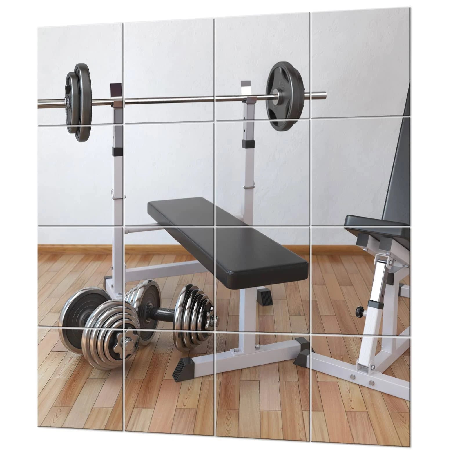Evenlive Frameless Gym Mirrors for Home Workouts | Image