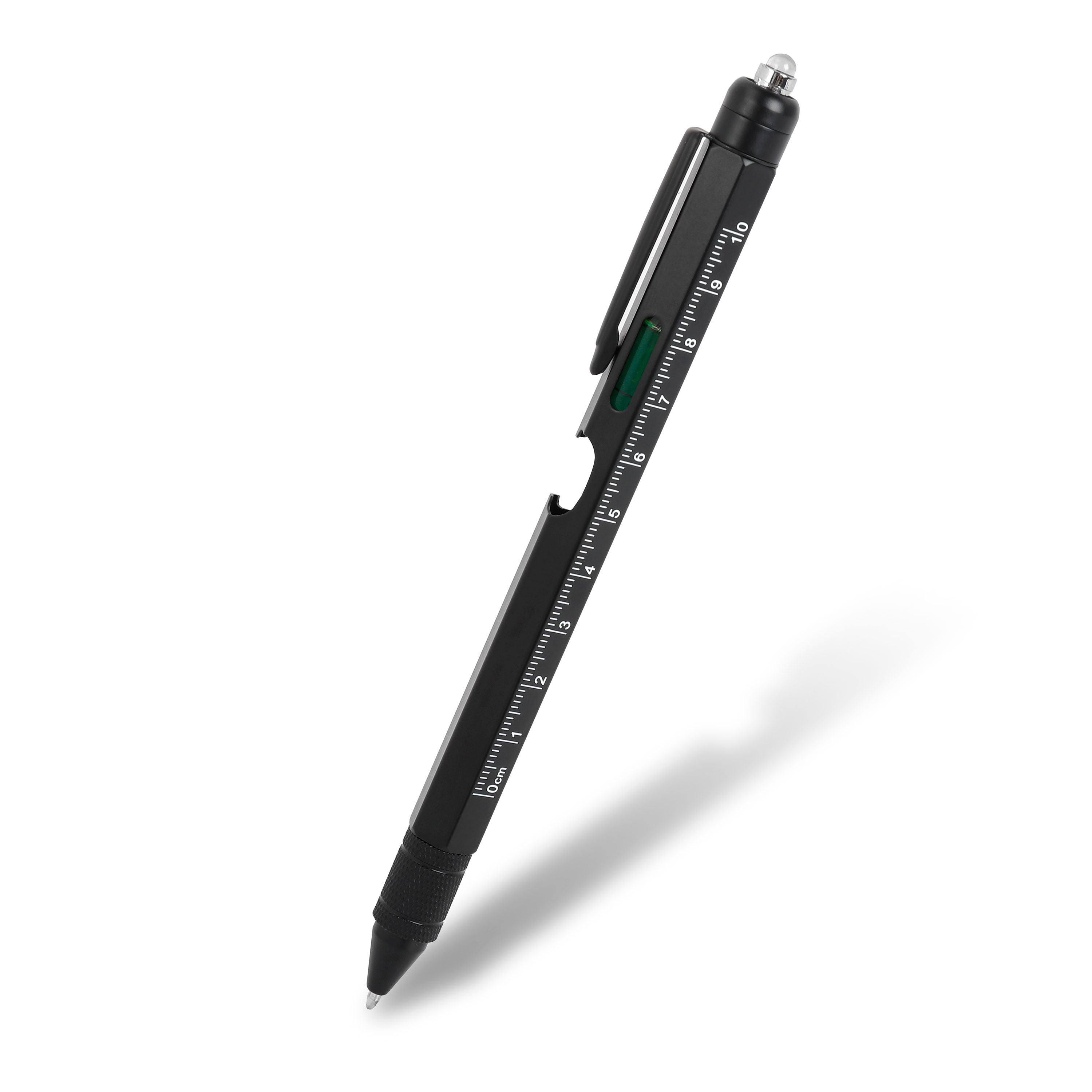 Hyper Tough 8-in-1 Multi-Tool Pen: Versatile Aluminum Pen with 6 Additional Features | Image
