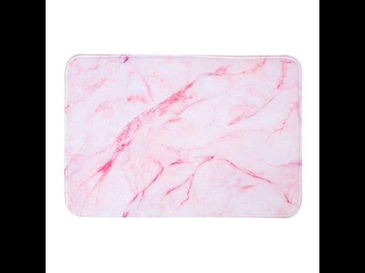 rosielily-pink-bath-mat-marble-bathroom-rug-abstract-bath-rug-pink-marble-bathroom-rug-bath-mats-for-1