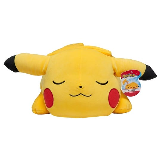 pokemon-18-inch-sleeping-pikachu-plush-size-one-size-yellow-1