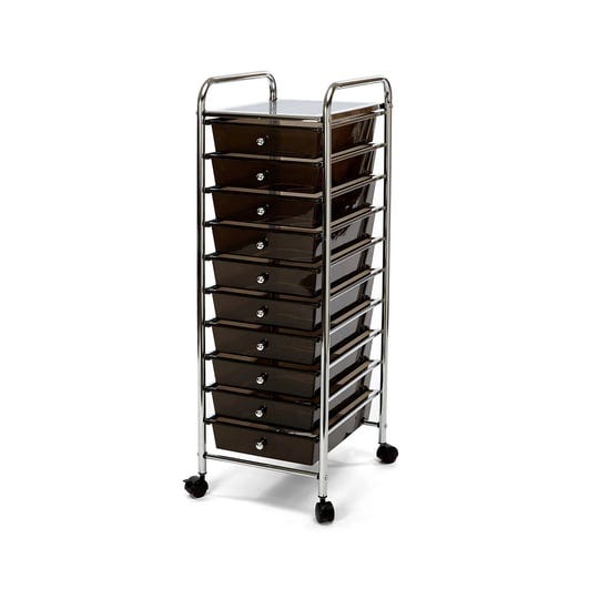 seville-classics-10-drawer-black-organizer-cart-1