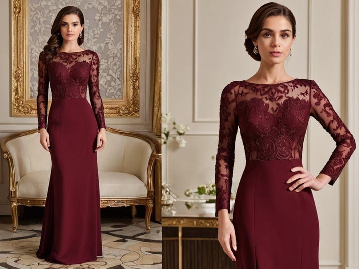 Burgundy-Dress-For-Women-2