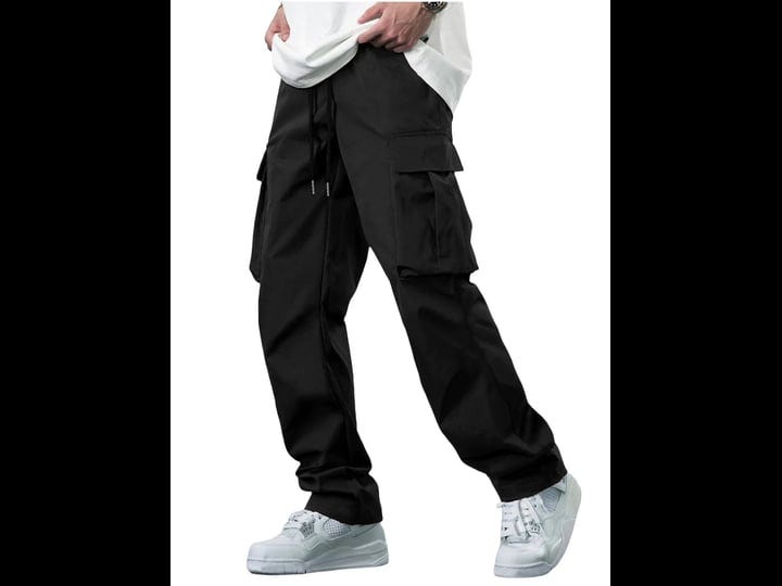 comdecevis-mens-casual-cargo-pants-workout-joggers-stretch-sweatpants-hiking-drawstring-tactical-pan-1