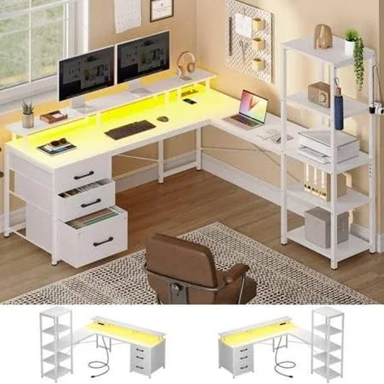 white-corner-desk-with-storage-shelves-and-drawers-and-monitor-standl-shaped-gaming-desk-with-usb-ch-1