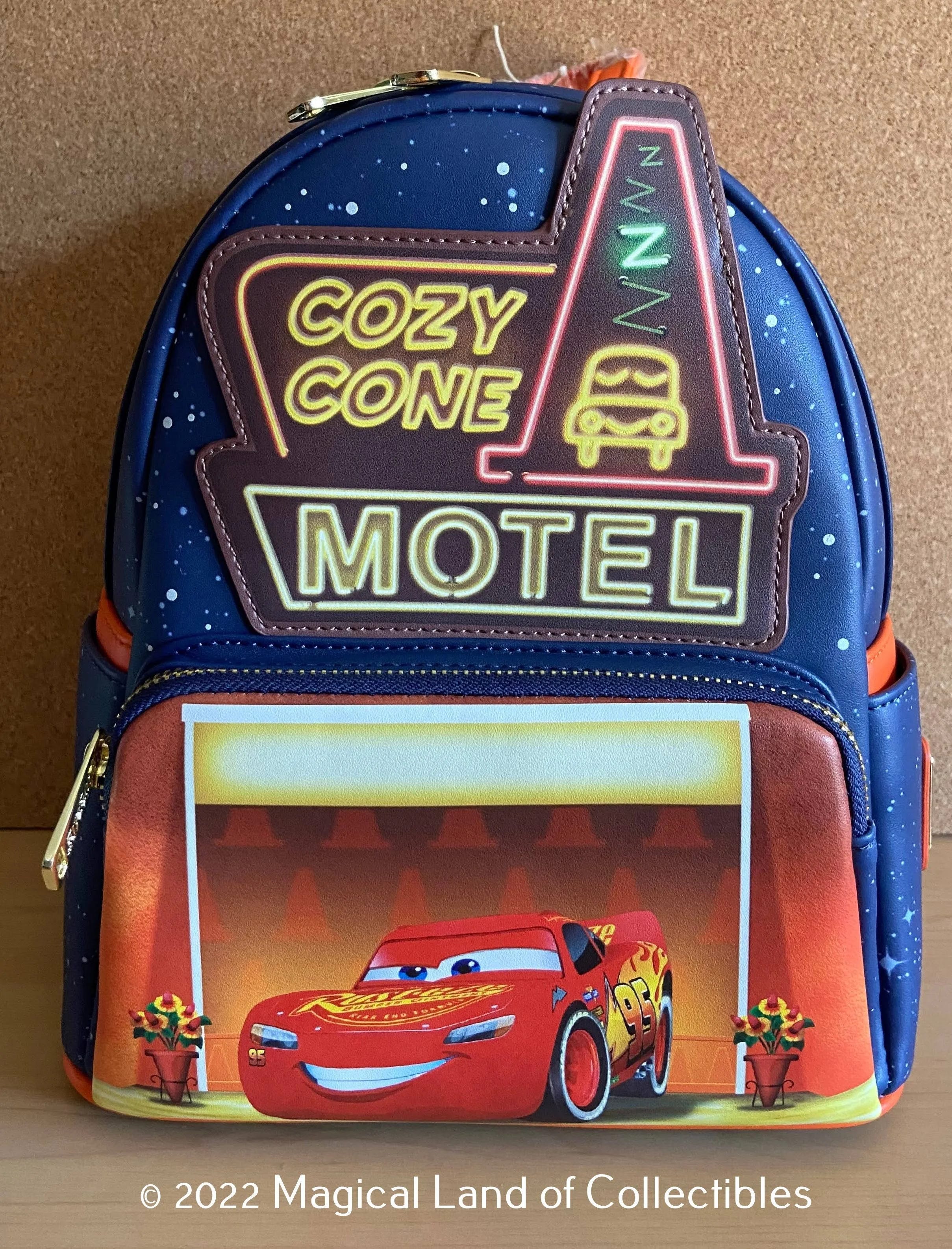 Loungefly Lightning McQueen Mini Backpack with Glow-in-the-Dark Applique | Image