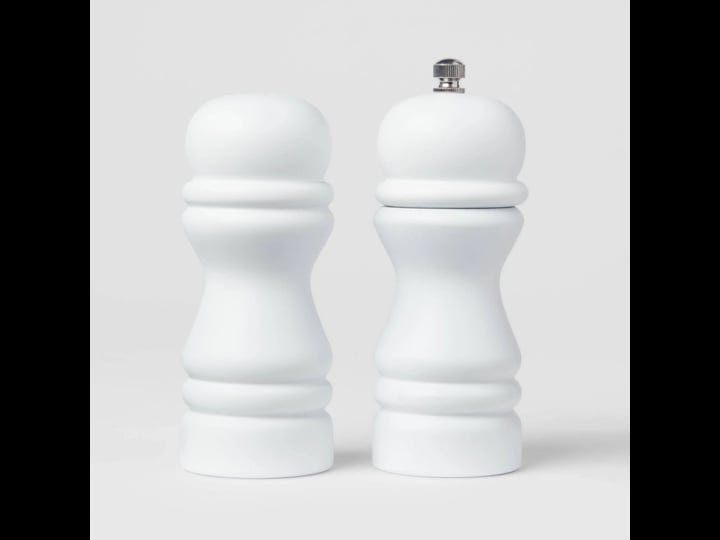2pc-acacia-turned-salt-and-pepper-grinder-set-white-threshold-1