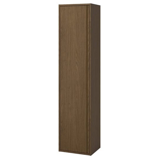 ikea--ngsj-n-high-cabinet-with-doors-brown-oak-effect-18x15x77-1