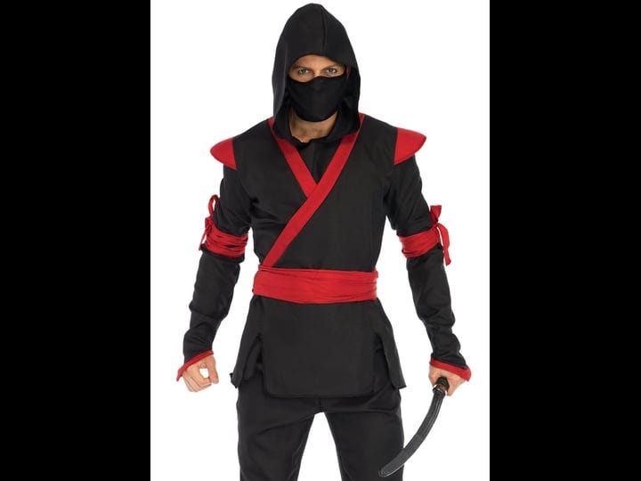 mens-black-red-ninja-costume-1