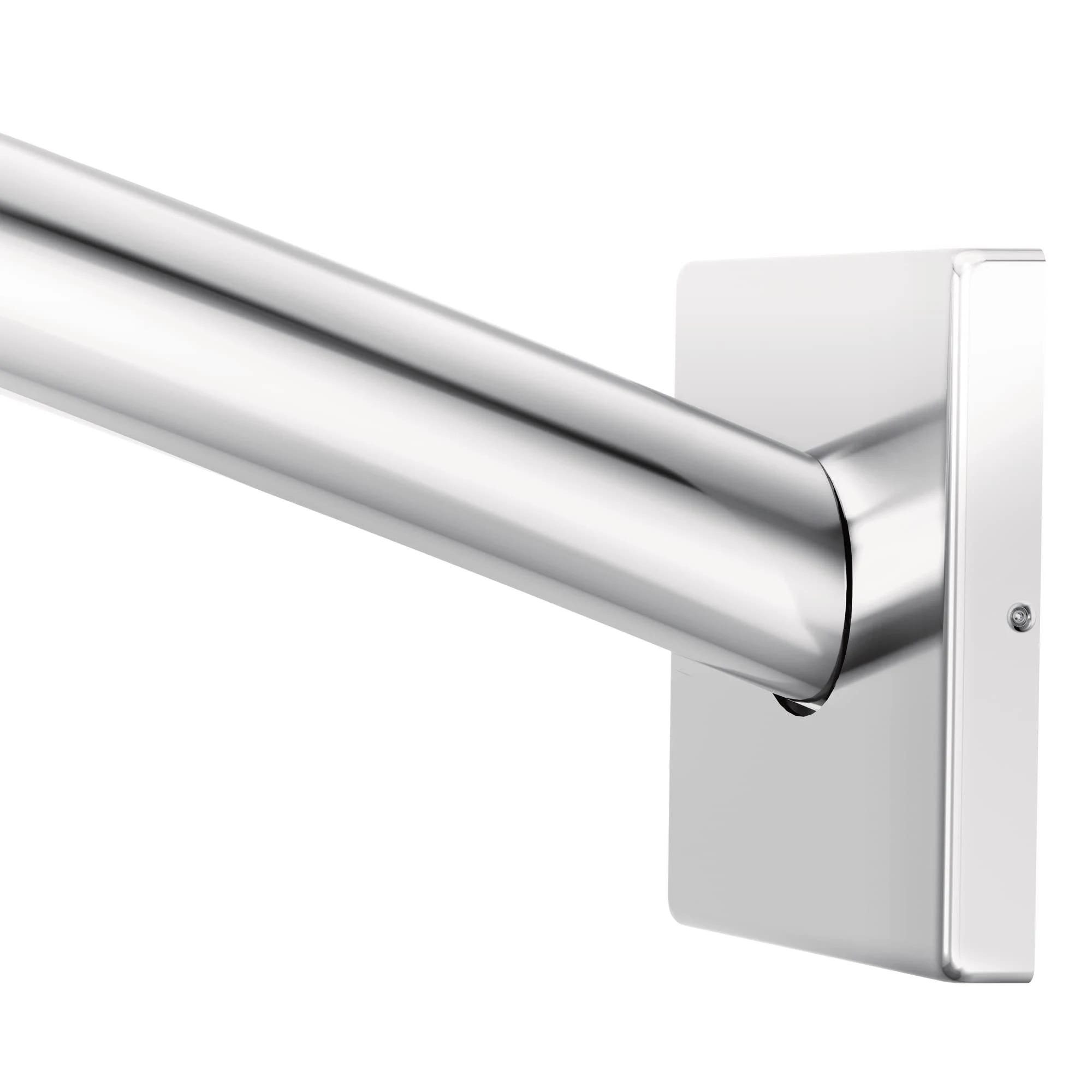 Moen Triva 5' Curved Chrome Shower Rod - Modern, Versatile, and Stylish Accessory | Image