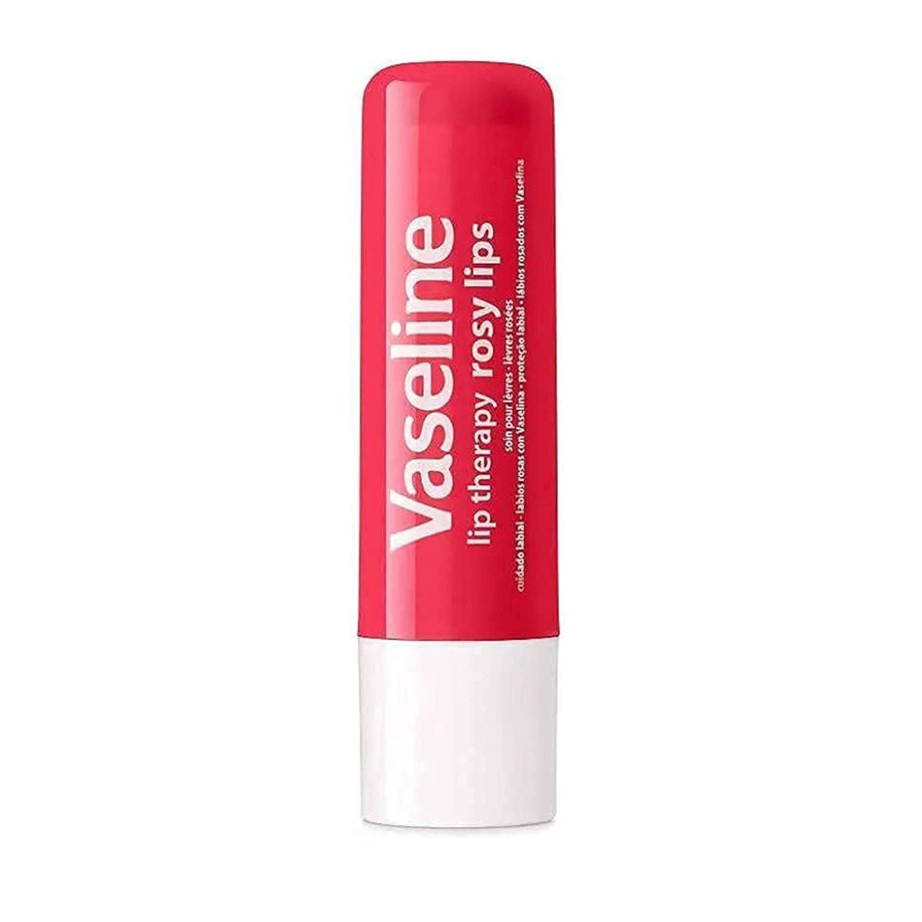 Vaseline Rosy Lips Lip Therapy Sticks: Nourishing & Moisturizing Vaseline Lip Balm 0.16 oz | Image