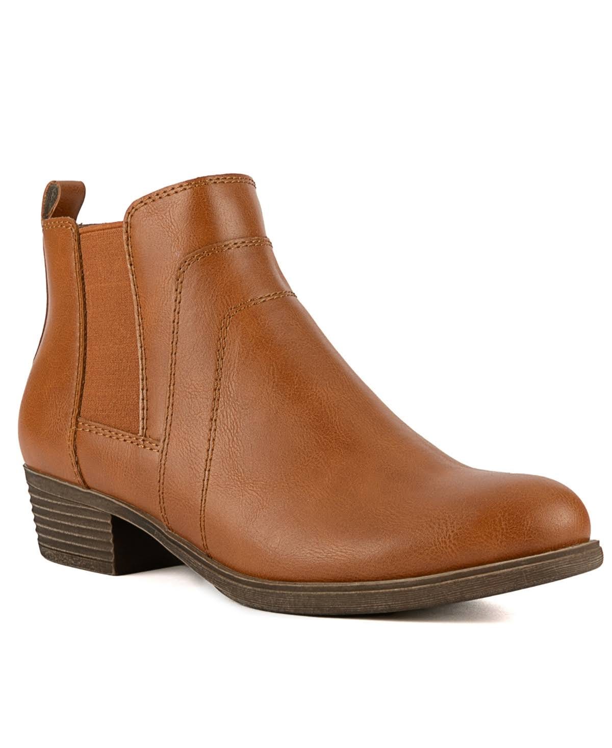 Stylish Tan Ankle Booties for Women | Image