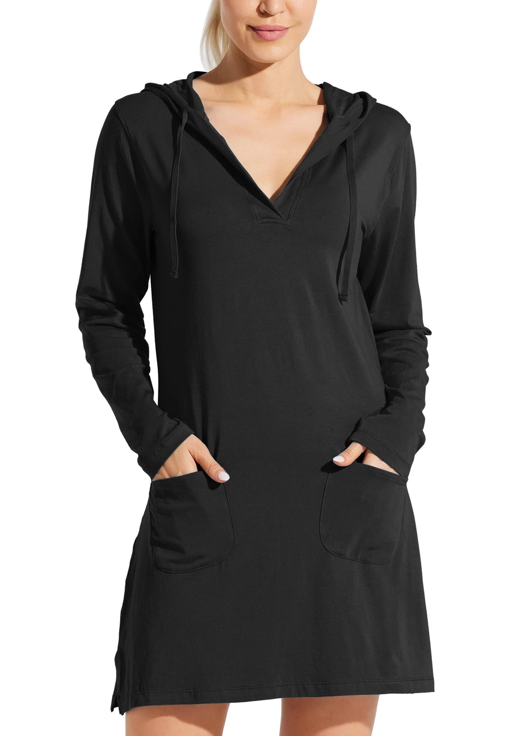 Ultra-Soft Swim Wrap Dress for Sun Protection and Comfort | Image