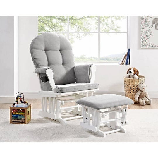 windsor-glider-and-ottoman-white-with-gray-cushion-1