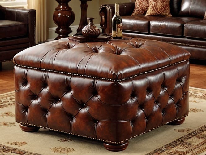 Leather-Tufted-Ottomans-Poufs-1