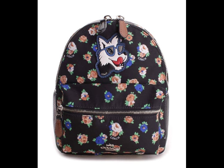 coach-f57636-tea-rose-floral-print-nylon-mini-charlie-backpack-black-multi-1