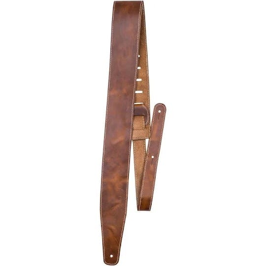 perris-oil-leather-guitar-strap-with-contrast-stitching-tan-1
