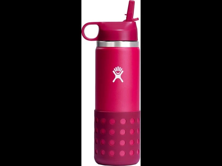 hydro-flask-20-oz-kids-wide-mouth-water-bottle-with-straw-lid-peony-1