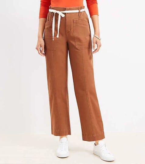 loft-paperbag-utility-pants-in-twill-size-4-cocoa-powder-womens-1