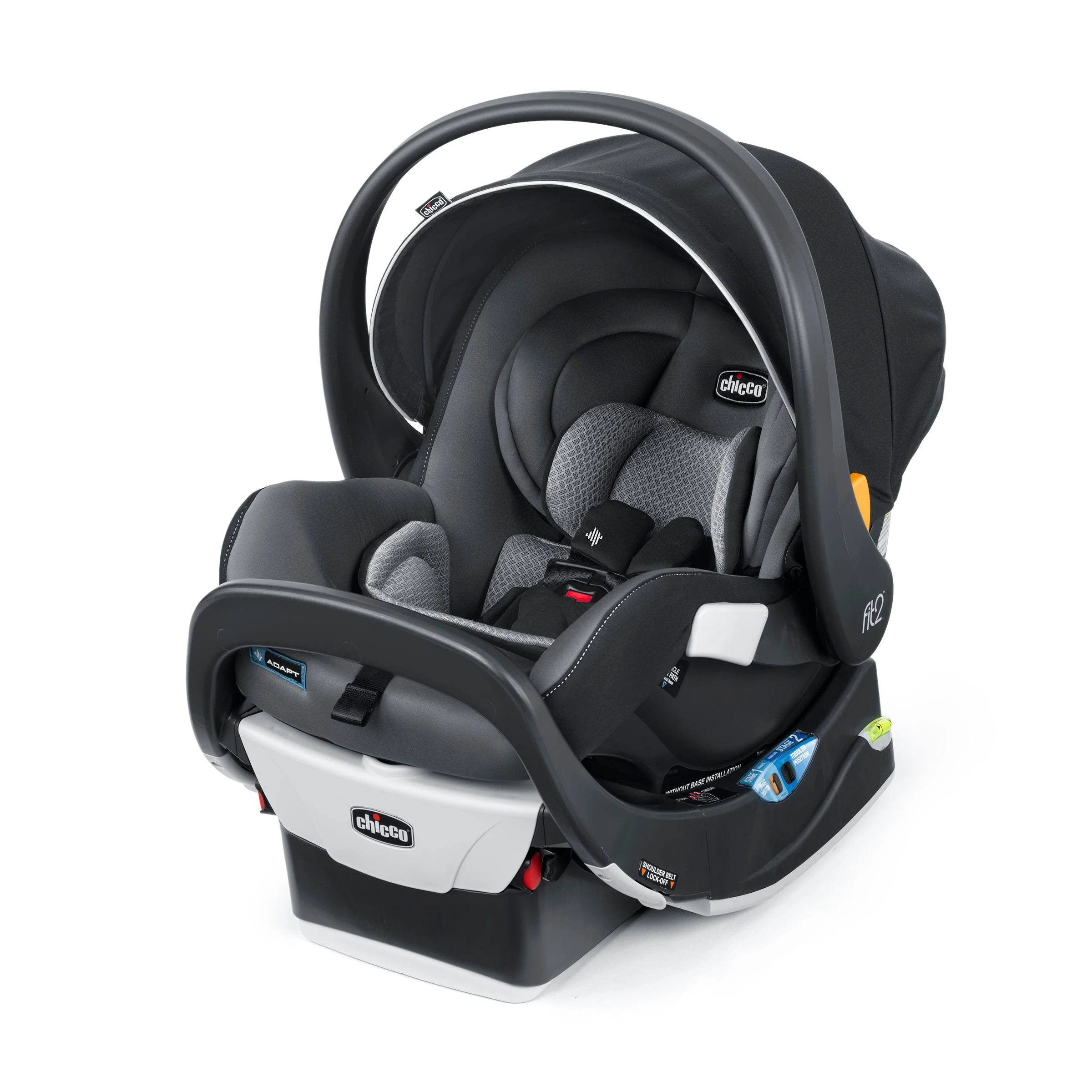 Chicco Fit2 Adapt Infant & Toddler Car Seat - Ember with Humidity-Regulating Fabric | Image