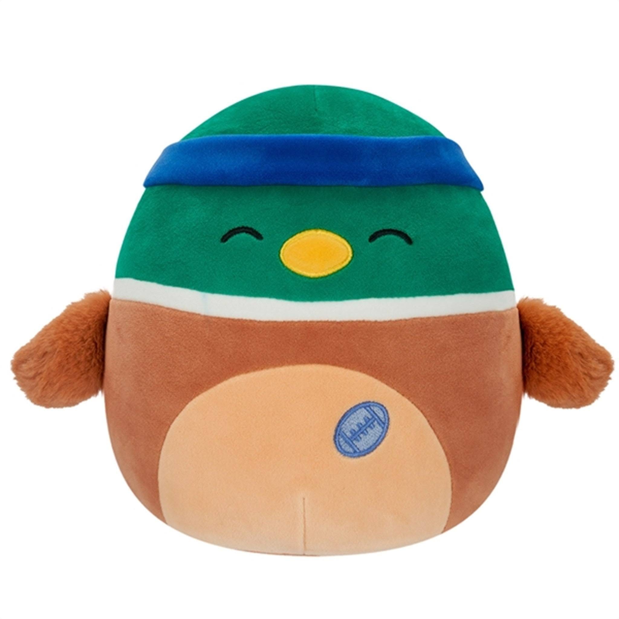 Avery the Duck Squishmallow Sweatband & Rugby Ball | Image