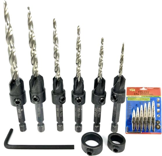 wood-countersink-drill-bit-set-maximum-torque-master-set-6-sizes-1