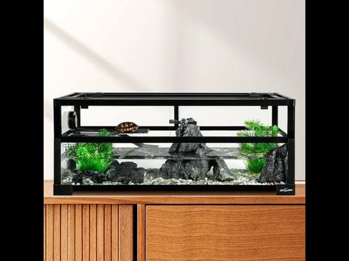 reptizoo-18-gallon-large-turtle-tank-with-basking-platform-prk301212-1