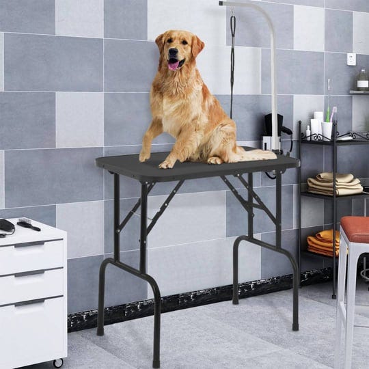 bestpet-32in-36in-dog-grooming-table-foldable-home-pet-bathing-station-with-adjustable-height-portab-1