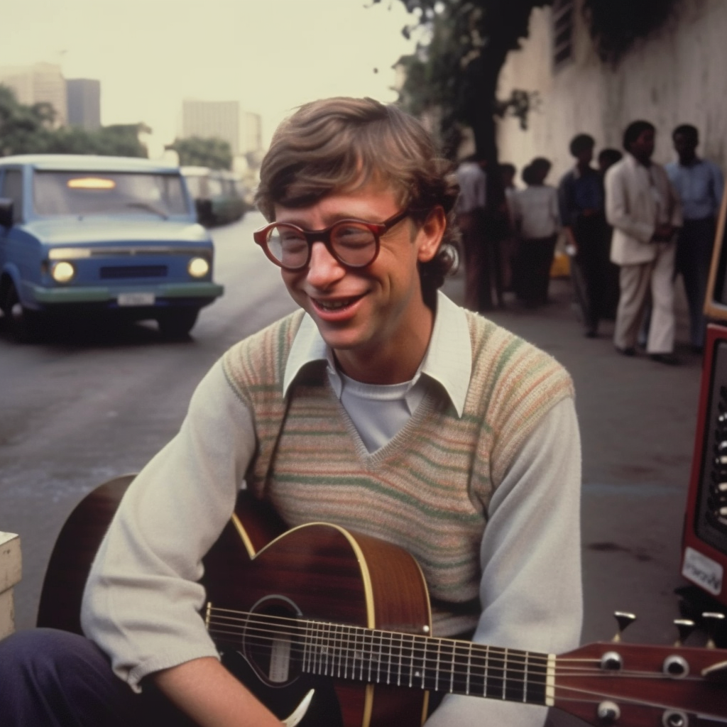 What if Bill Gates had pursued music instead? | A ChatGPT + Midjourney Story Series