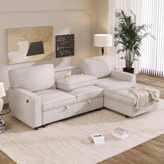 upholstery-sleeper-sectional-sofa-with-storage-space-usb-port-2-cup-holders-on-back-cushionsgrey-bei-1