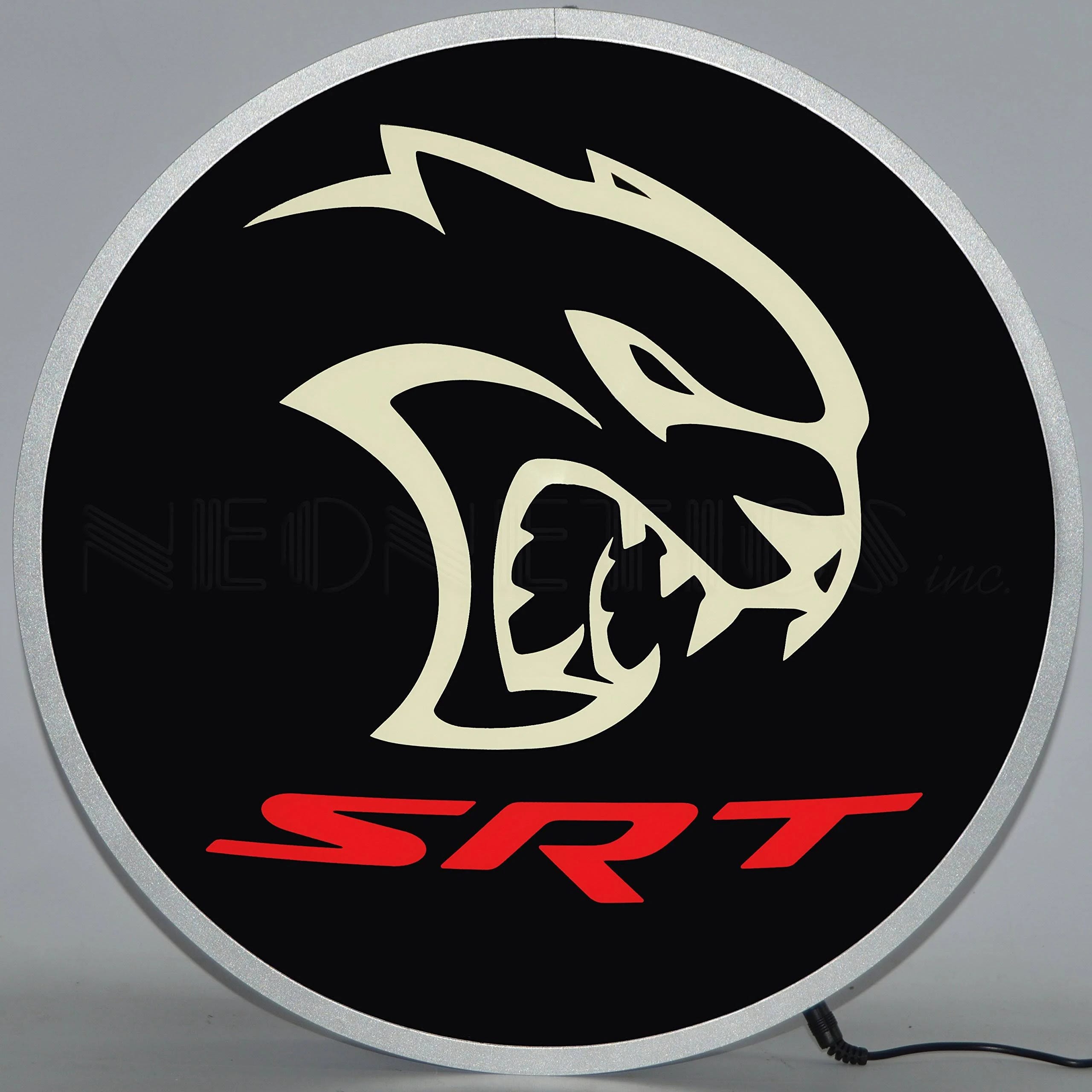 Energetic Hellcat Logo Indoor LED Sign | Image