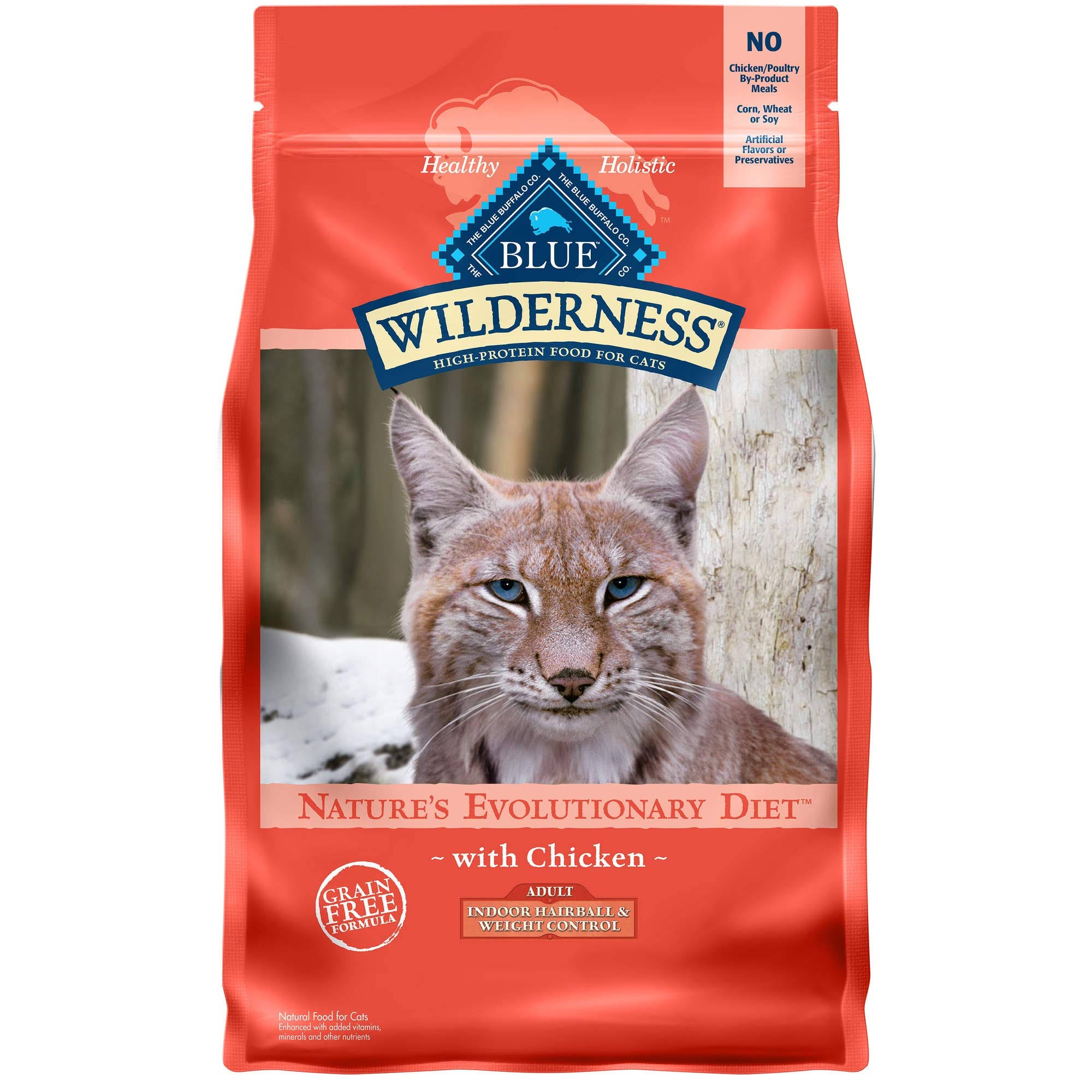Blue Wilderness Indoor Hairball & Weight Control Cat Food | Image