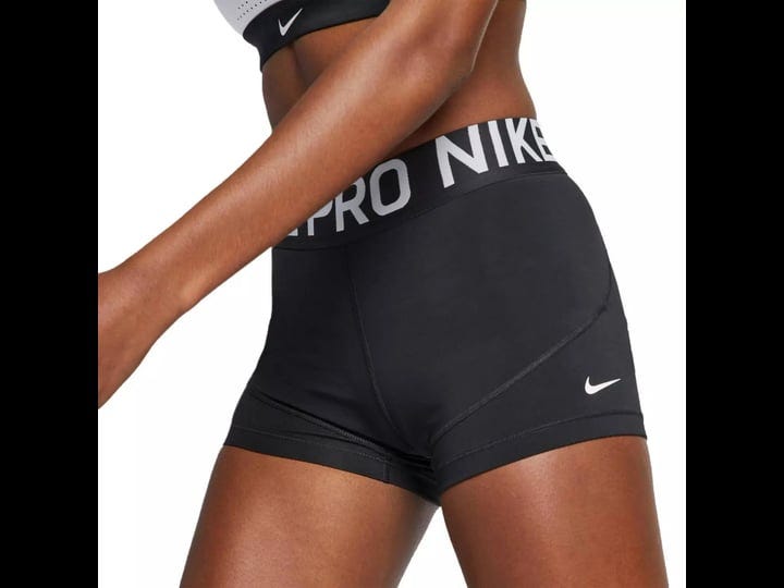 nike-womens-pro-3-training-shorts-black-small-1