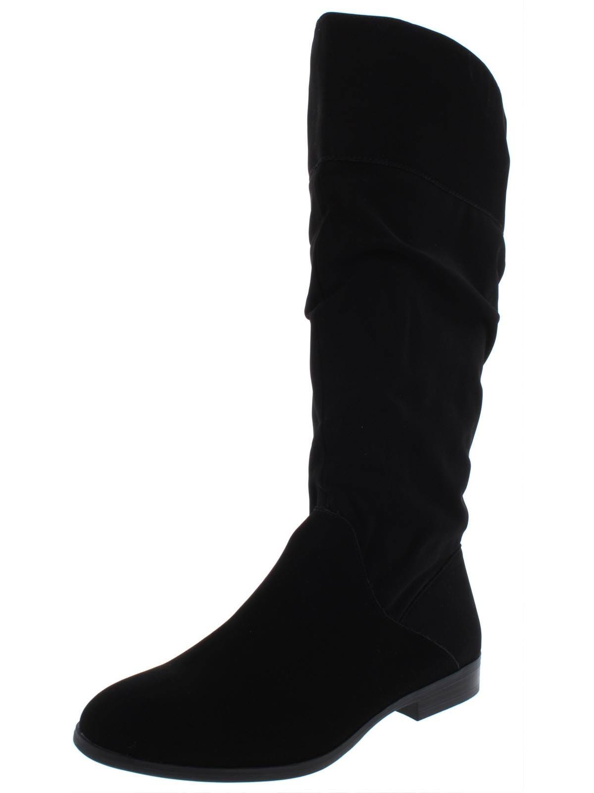 Elegant Suede Calf Boots for Women | Image