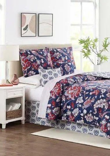 modern-southern-home-jacquard-comforter-set-blue-full-queen-floral-pattern-1