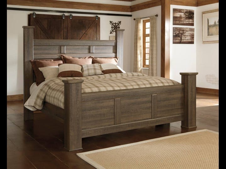 ashley-juararo-king-poster-bed-in-dark-brown-1