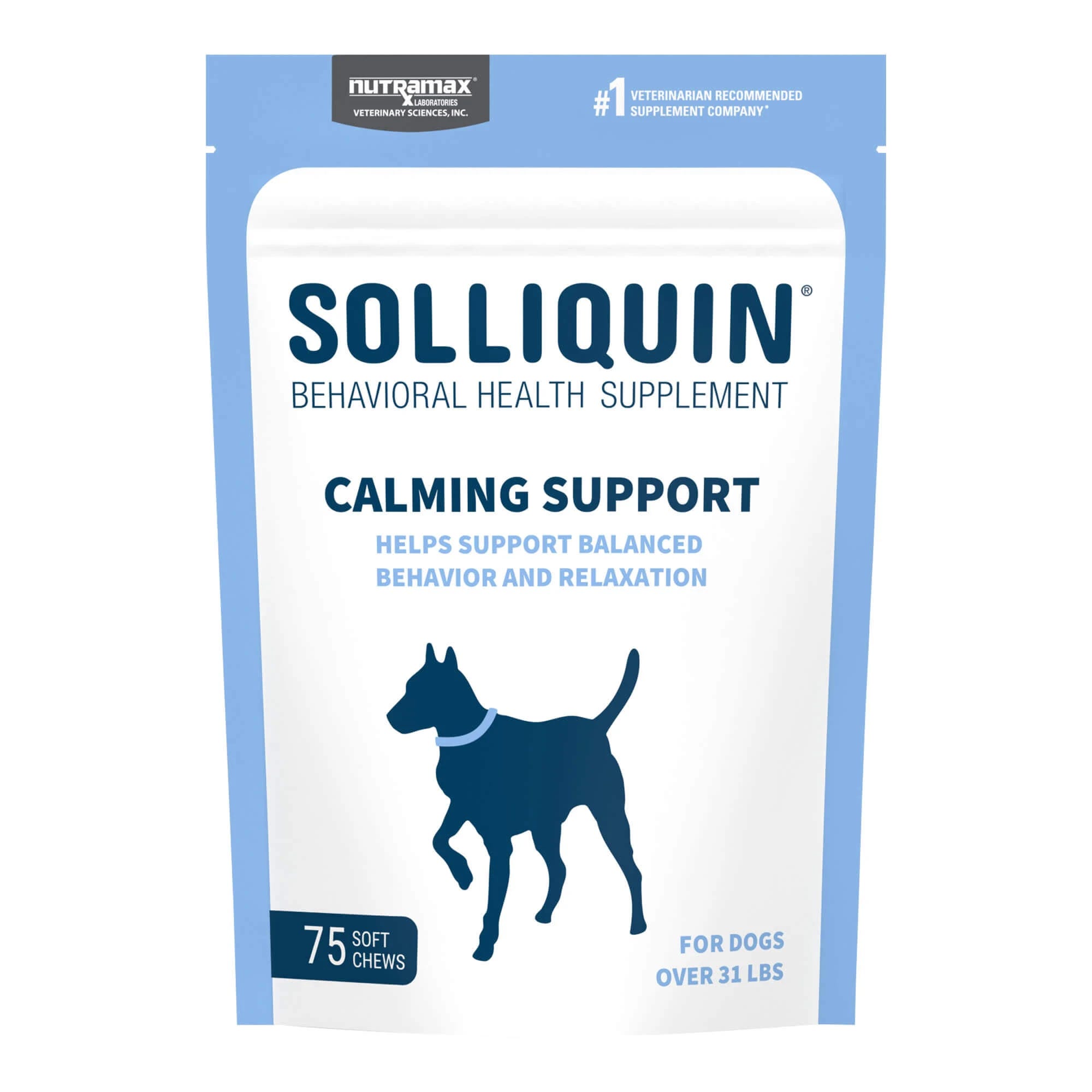 Solliquin Behavioral Health Supplement for Large Dogs - Zeniquin Alternative | Image