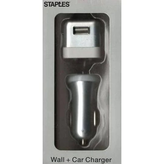 staples-silver-car-charger-and-wall-charger-combo-1