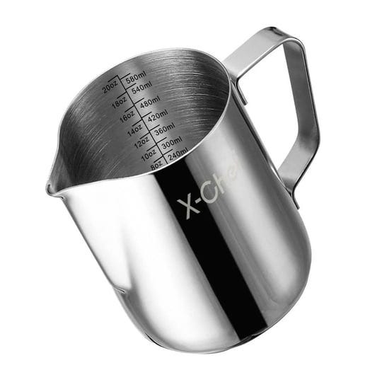 x-chef-milk-pitcher-stainless-steel-creamer-frothing-pitcher-20-oz-1