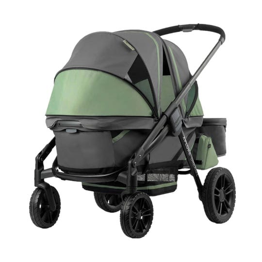 evenflo-pivot-xplore-dreamz-all-terrain-stroller-wagon-with-bassinet-insert-voyager-green-1