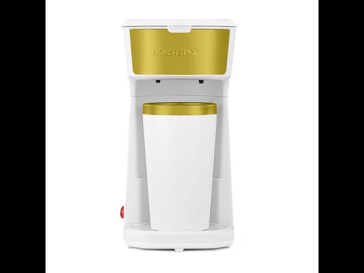 holstein-housewares-single-serve-drip-coffee-maker-white-and-gold-1