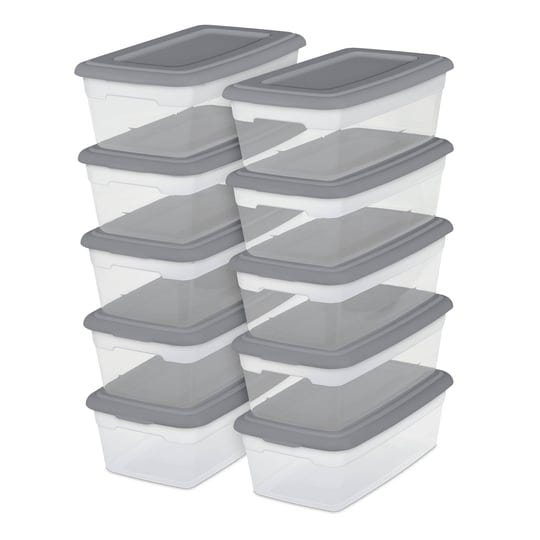 sterilite-plastic-set-of-10-6-qt-storage-boxes-titanium-1