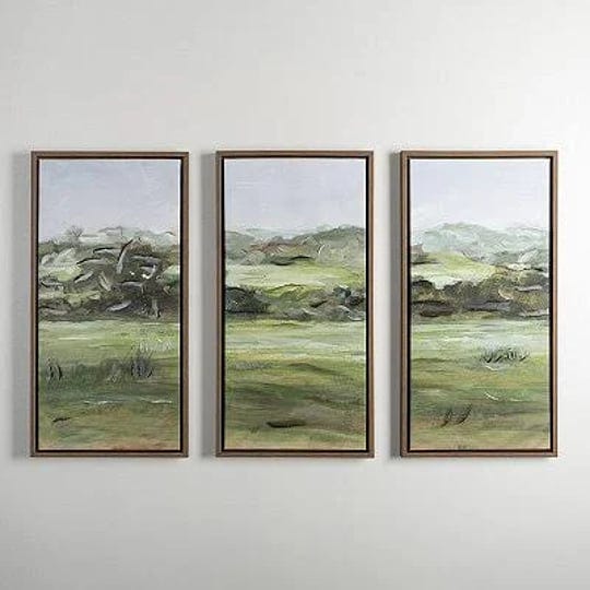 distant-mountain-top-canvas-art-prints-set-of-3-green-brown-large-kirklands-home-1