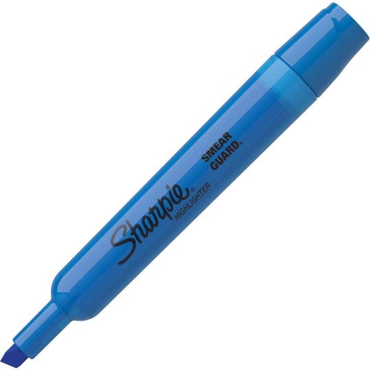 sharpie-tank-style-highlighters-chisel-tip-blue-dozen-1