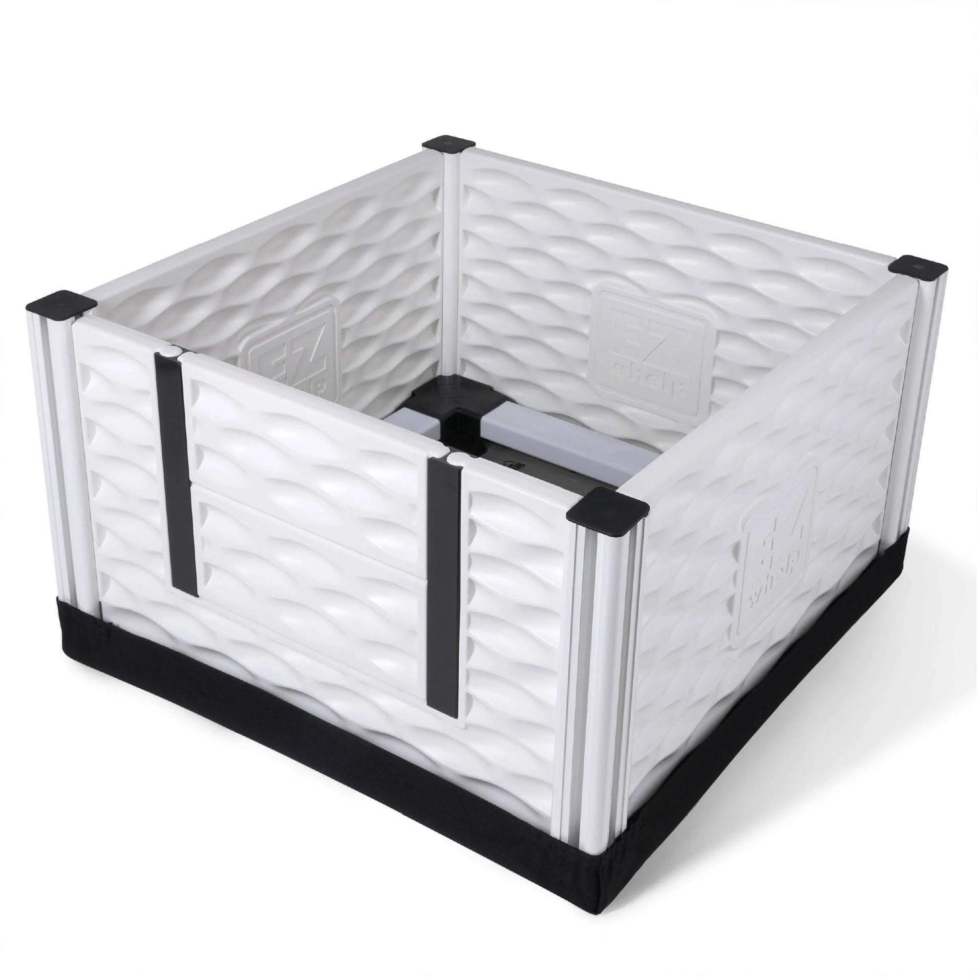 EZclassic Puppy Dog Whelping Box Playpen with Rails & Liner - Perfect for Puppies | Image