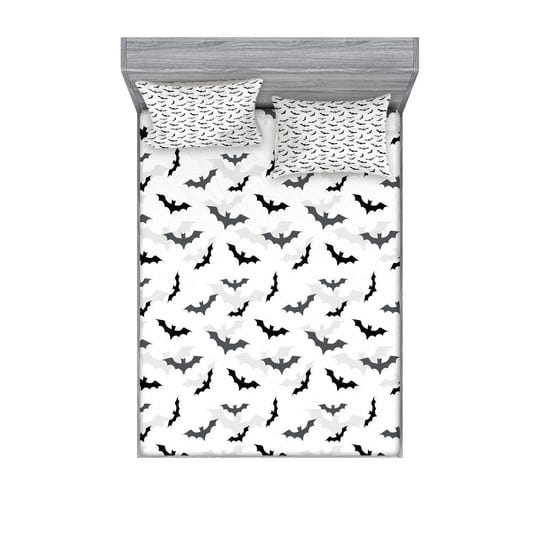 lunarable-goth-fitted-sheet-pillow-sham-set-halloween-concept-silhouette-of-flying-bats-and-shadows--1